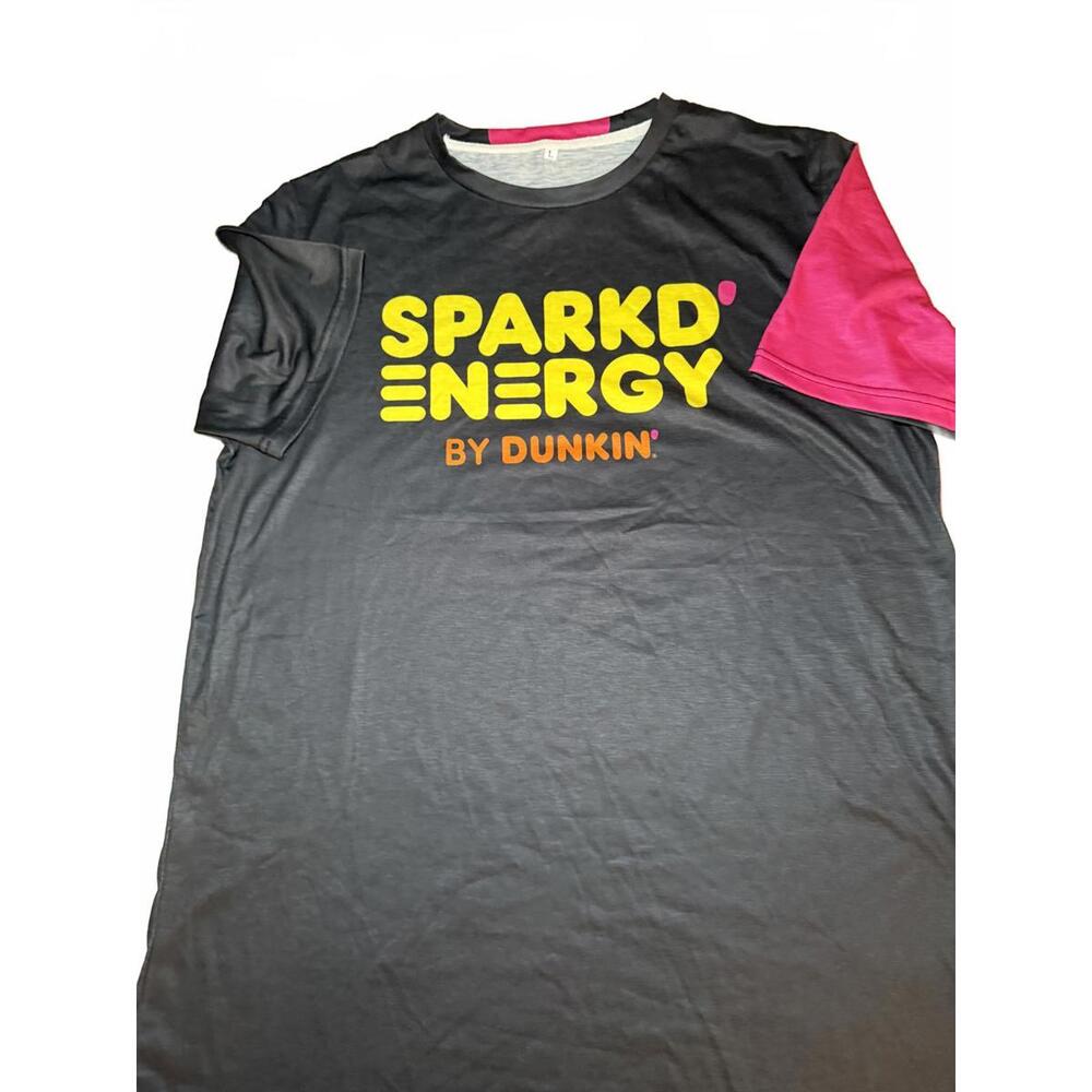 Dunkin SPARKD Energy Employee shirt Men's Large RETIRED